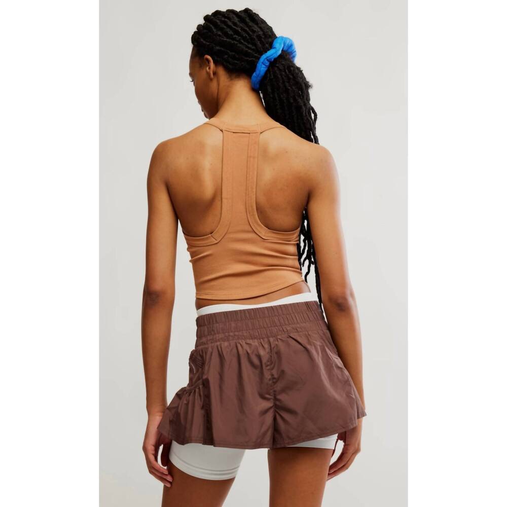 NEW FREE PEOPLE all clear v-neck camisole - plus in twig - Picture 3 of 4